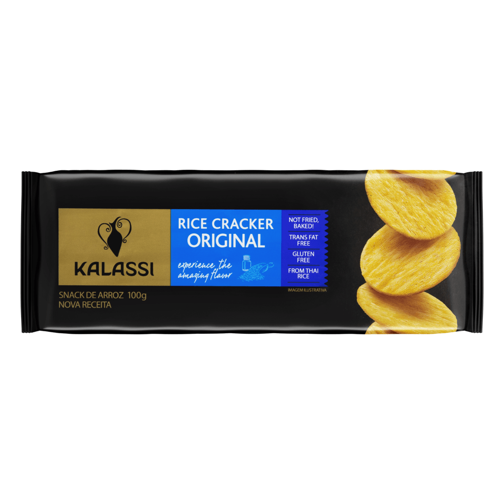 Snack De Arroz Original Kalassi Pacote 100g